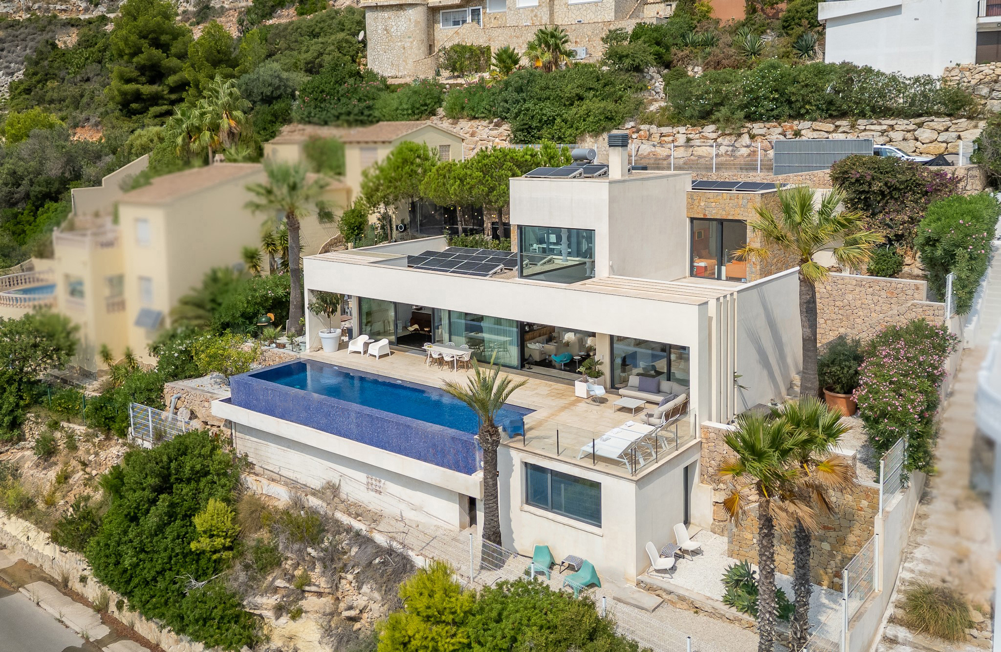 Villa with Panoramic Sea Views in Cumbre del Sol